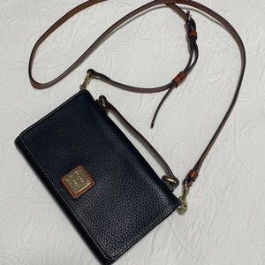 Dooney & Burke Black and Brown Crossbody